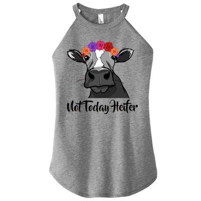 Not Today Heifer Women's Perfect Tri Rocker Tank