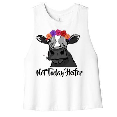 Not Today Heifer Women's Racerback Cropped Tank