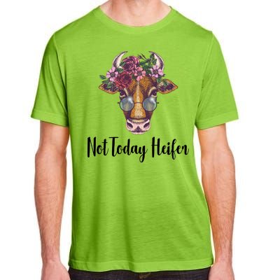 Not Today Heifer Funny Adult ChromaSoft Performance T-Shirt