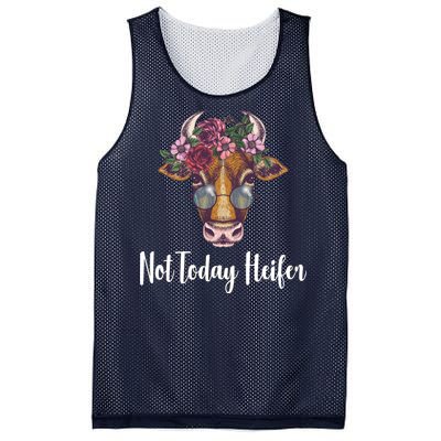 Not Today Heifer Funny Mesh Reversible Basketball Jersey Tank