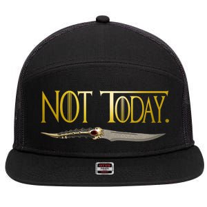 Not Today Limited Edition 7 Panel Mesh Trucker Snapback Hat