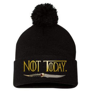 Not Today Limited Edition Pom Pom 12in Knit Beanie