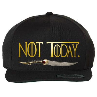 Not Today Limited Edition Wool Snapback Cap