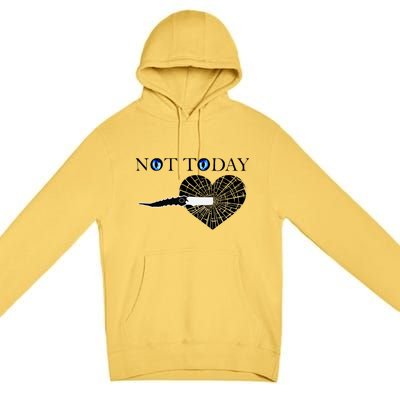 Not Today Night King Slayer Premium Pullover Hoodie