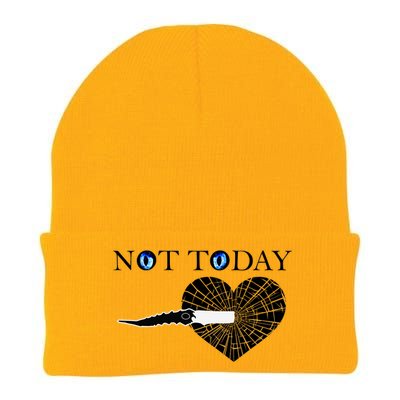 Not Today Night King Slayer Knit Cap Winter Beanie