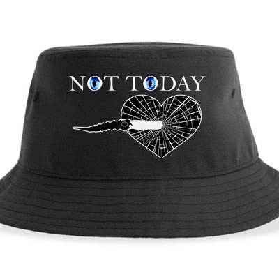 Not Today Night King Slayer Sustainable Bucket Hat