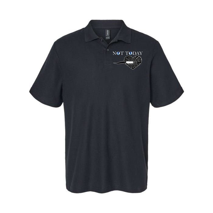 Not Today Night King Slayer Softstyle Adult Sport Polo