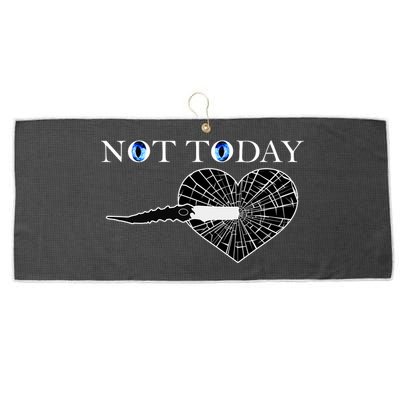 Not Today Night King Slayer Large Microfiber Waffle Golf Towel