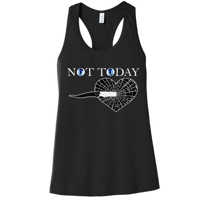 Not Today Night King Slayer Women's Racerback Tank