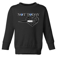 Not Today Night King Slayer Toddler Sweatshirt