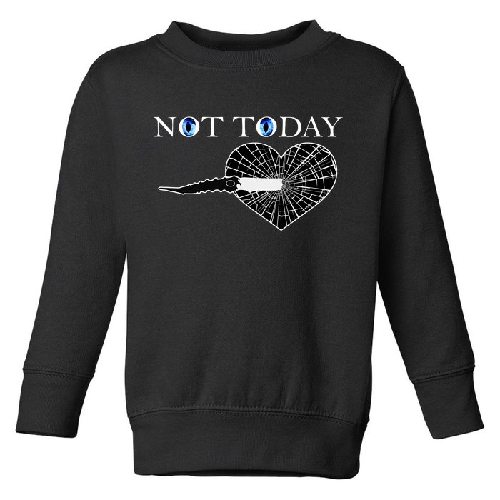 Not Today Night King Slayer Toddler Sweatshirt