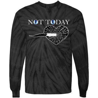 Not Today Night King Slayer Tie-Dye Long Sleeve Shirt