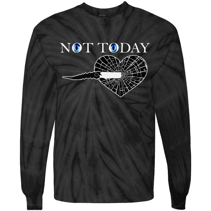 Not Today Night King Slayer Tie-Dye Long Sleeve Shirt