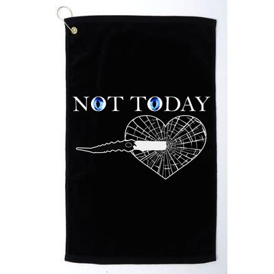 Not Today Night King Slayer Platinum Collection Golf Towel