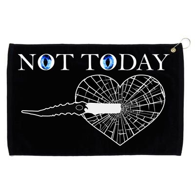 Not Today Night King Slayer Grommeted Golf Towel