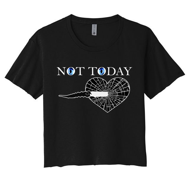 Not Today Night King Slayer Crop Top