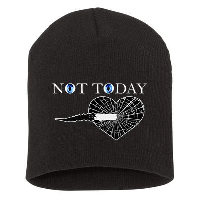 Not Today Night King Slayer Short Acrylic Beanie