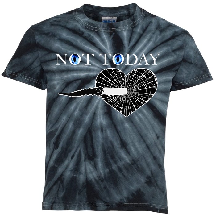 Not Today Night King Slayer Kids Tie-Dye T-Shirt