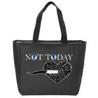 Not Today Night King Slayer Zip Tote Bag