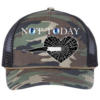 Not Today Night King Slayer Retro Rope Trucker Hat Cap