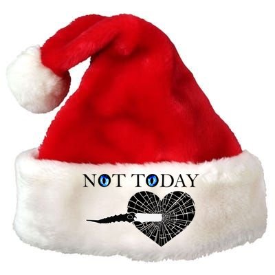 Not Today Night King Slayer Premium Christmas Santa Hat