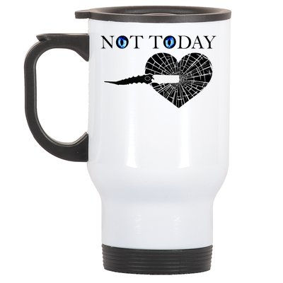 Not Today Night King Slayer Stainless Steel Travel Mug