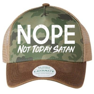 Not Today Satan Legacy Tie Dye Trucker Hat
