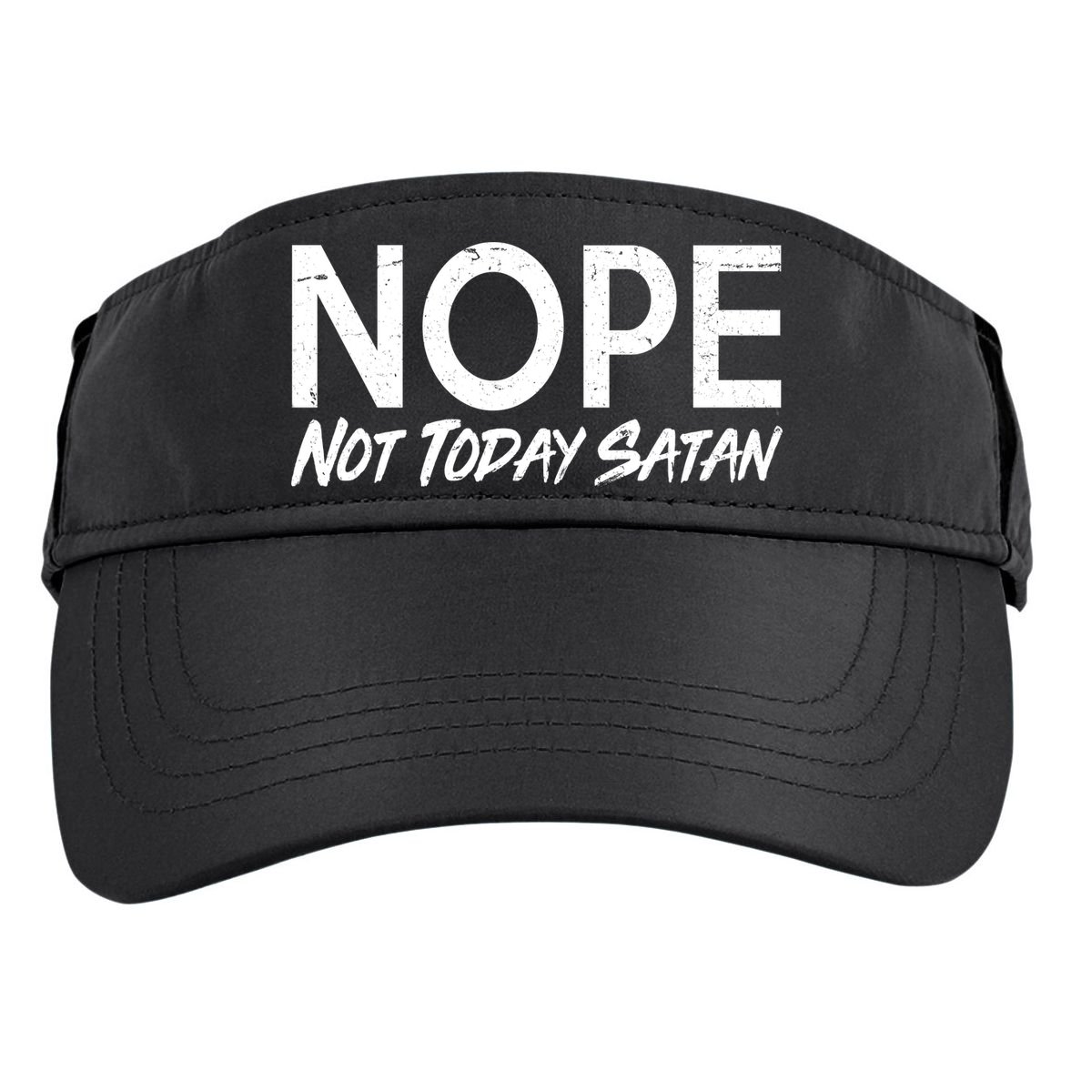 Not Today Satan Adult Drive Performance Visor