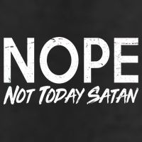 Not Today Satan Adult Drive Performance Visor