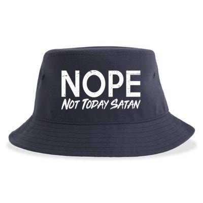 Not Today Satan Sustainable Bucket Hat