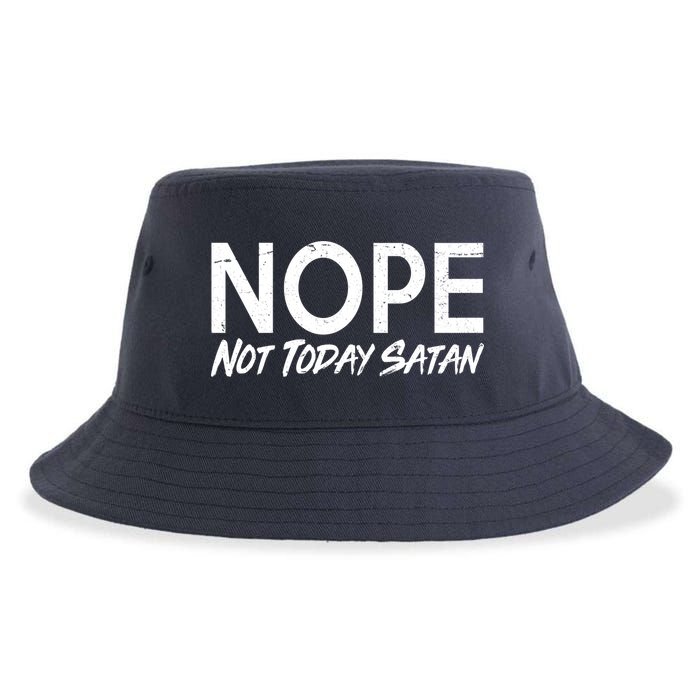 Not Today Satan Sustainable Bucket Hat