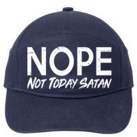 Not Today Satan 7-Panel Snapback Hat