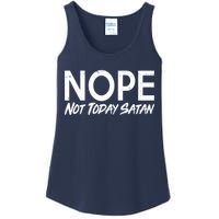 Not Today Satan Ladies Essential Tank