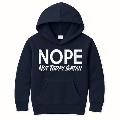 Not Today Satan Kids Hoodie