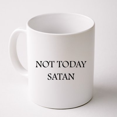 Not Today Satan Funny Devil Coffee Mug