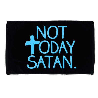 Not Today Satan Jesus Cross Microfiber Hand Towel