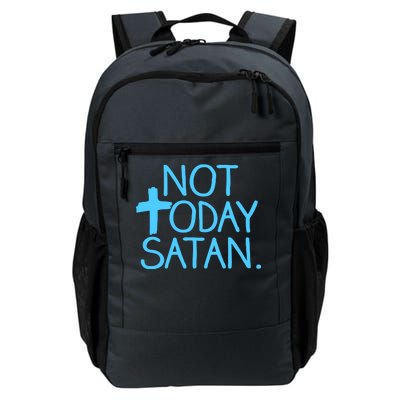 Not Today Satan Jesus Cross Daily Commute Backpack