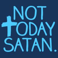 Not Today Satan Jesus Cross Sustainable Bucket Hat