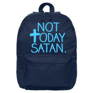 Not Today Satan Jesus Cross 16 in Basic Backpack