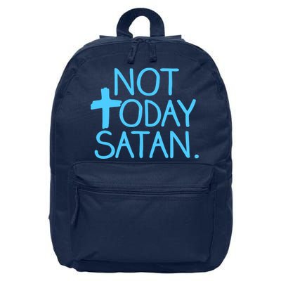 Not Today Satan Jesus Cross 16 in Basic Backpack