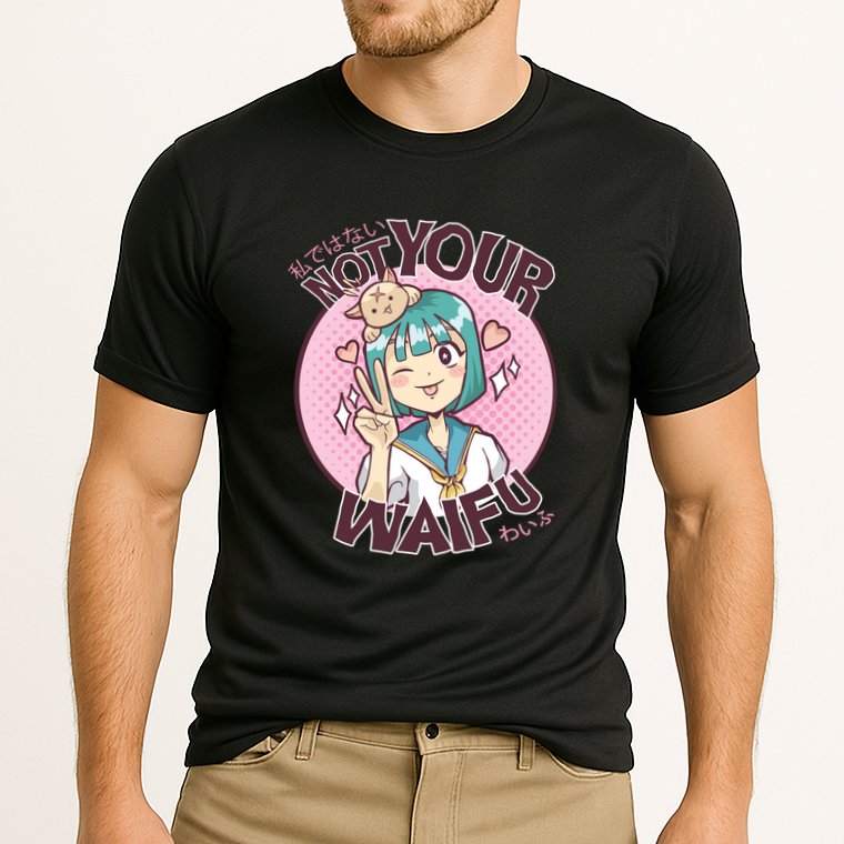 Not Your Waifu Anime Cooling Performance Crew T-Shirt