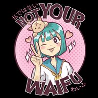 Not Your Waifu Anime Backpack