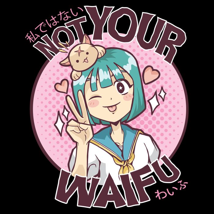 Not Your Waifu Anime Backpack