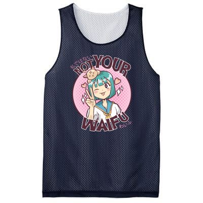 Not Your Waifu Anime Mesh Reversible Basketball Jersey Tank