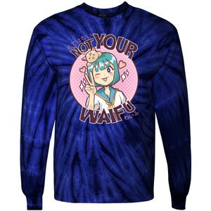 Not Your Waifu Anime Tie-Dye Long Sleeve Shirt