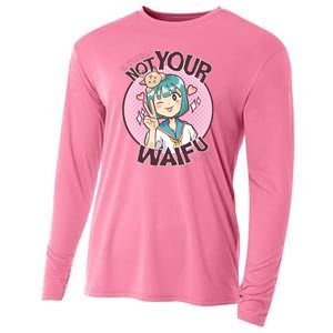 Not Your Waifu Anime Cooling Performance Long Sleeve Crew