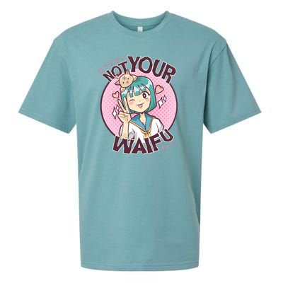 Not Your Waifu Anime Sueded Cloud Jersey T-Shirt