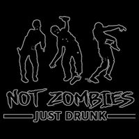 Not Zombies Just Drunk Cooling Performance Crew T-Shirt