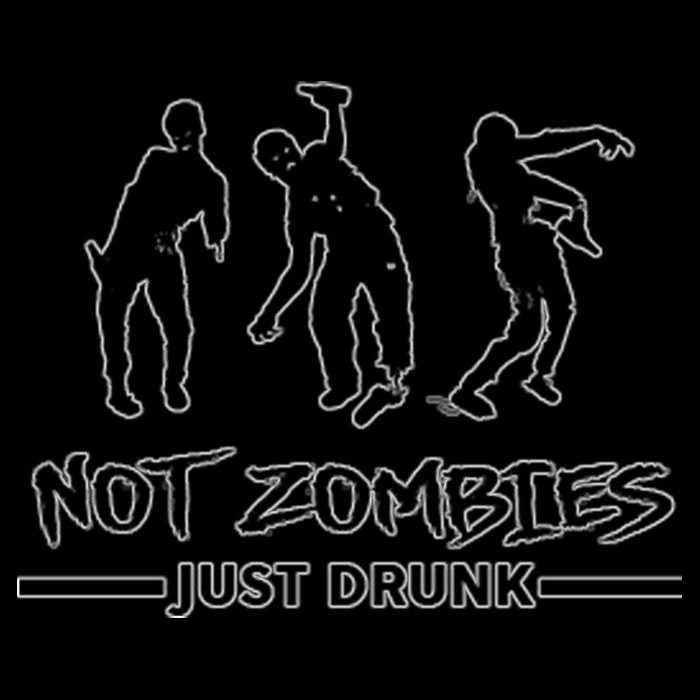 Not Zombies Just Drunk Cooling Performance Crew T-Shirt