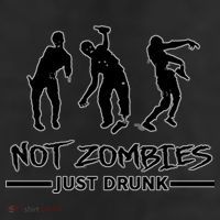 Not Zombies Just Drunk 11oz C Handle Ceramic Mug